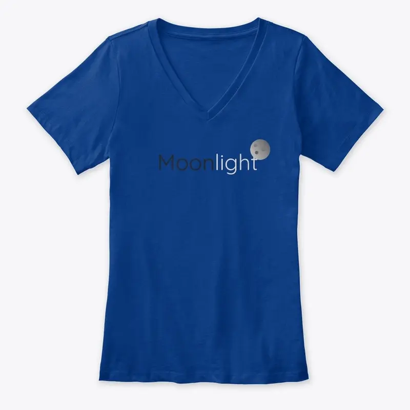 Moonlight Women's V-Neck Tee Shirt 